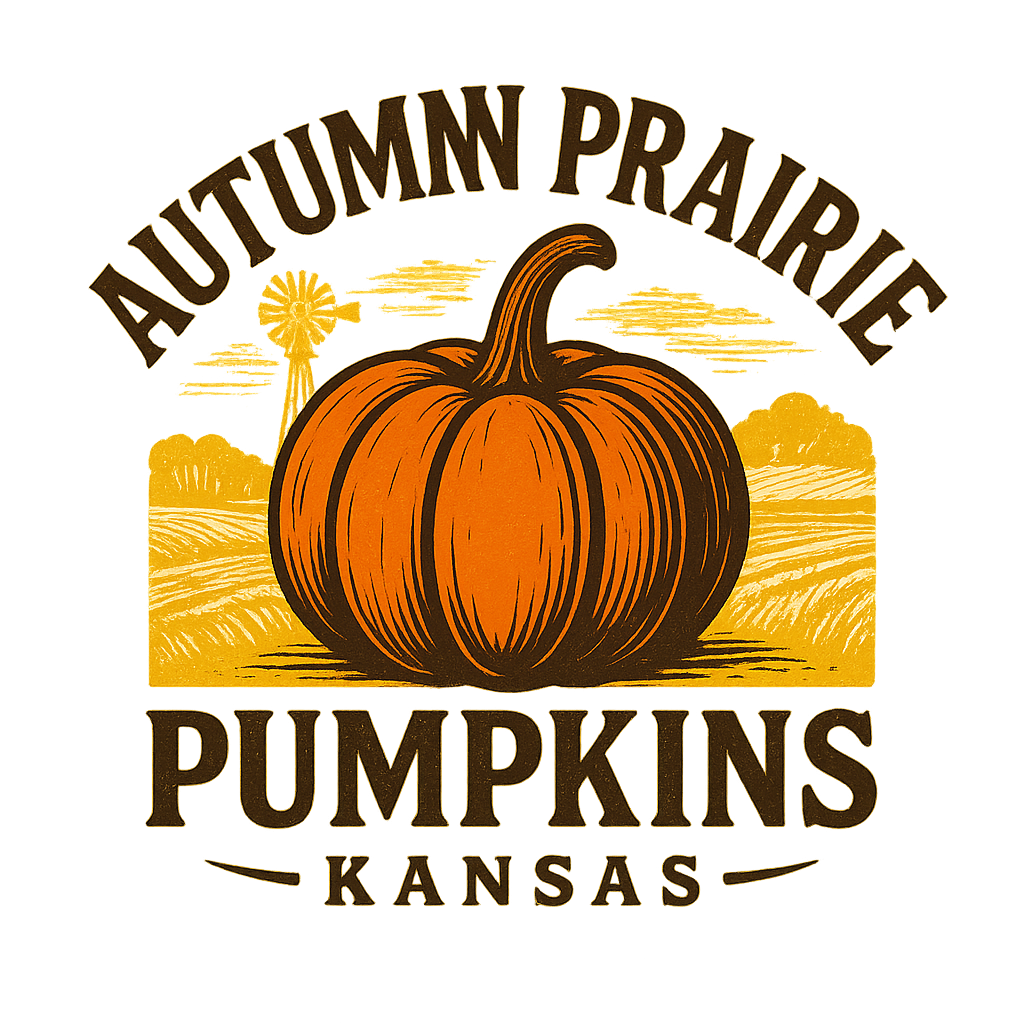 Autumn Prairie Pumpkins Kansas logo