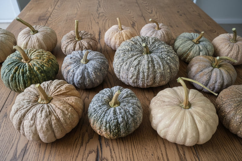 Thai Kang Kob pumpkin seeds - heirloom tropical Cucurbita moschata