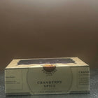 Cranberry Spice soap - packaged front view - cold process soap