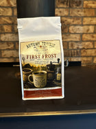 First Frost Coffee - 12 oz bag on the hearth - Autumn Prairie Pumpkins