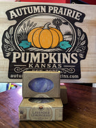 Lavender Lemongrass Soap - boxed 4.5 oz cold process bar - Autumn Prairie Pumpkins