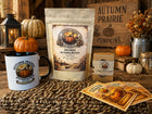 Prairie Sunrise Coffee - 8 oz bag with mug and heirloom seed packets - smooth light roast