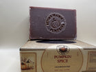 Pumpkin Spice cold process soap - handmade 4.5 oz bar stamped with the Autumn Prairie Pumpkins pumpkin - Newton Kansas