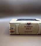 Pumpkin Spice cold process soap in its kraft retail box - handmade 4.5 oz bar - Autumn Prairie Pumpkins Newton Kansas