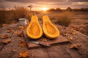 Tahitian Melon squash seeds - Pacific heirloom variety - seeds closeup
